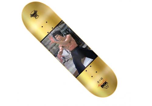 DGK x Bruce Lee Golden Dragon Red Lenticular Skateboard Deck - 8.0 / Red