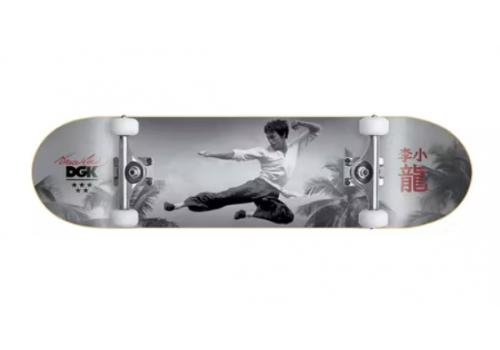 DGK x Bruce Lee Golden Dragon Red Lenticular Skateboard Deck - 8.0 / Red