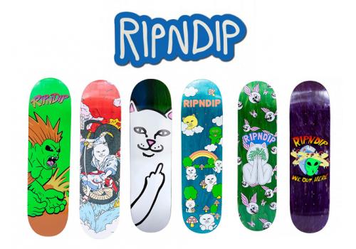 Ripndip  skateboards complete 中指貓 套裝滑板