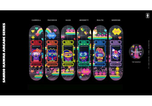 Girl Skateboards Kawaii Arcade 8.0 complete