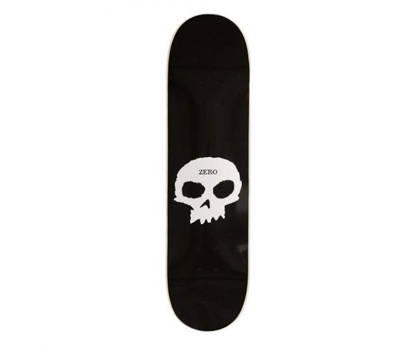 Zero single skull deck black-white 8.0